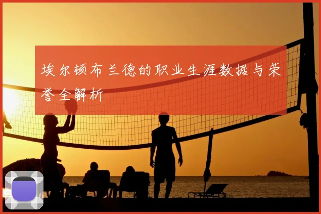 埃尔顿布兰德的职业生涯数据与荣誉全解析