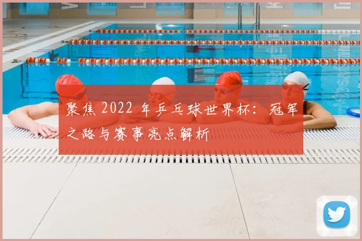 聚焦 2022 年乒乓球世界杯：冠军之路与赛事亮点解析